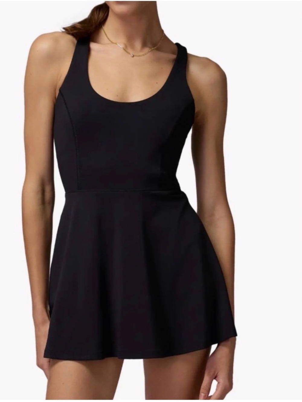 Spiritual Gangster Black Cross-Back Mini Dress - Picture 2 of 8